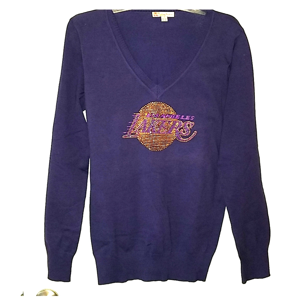 Lakers Rhinestone Sweater Size 3X